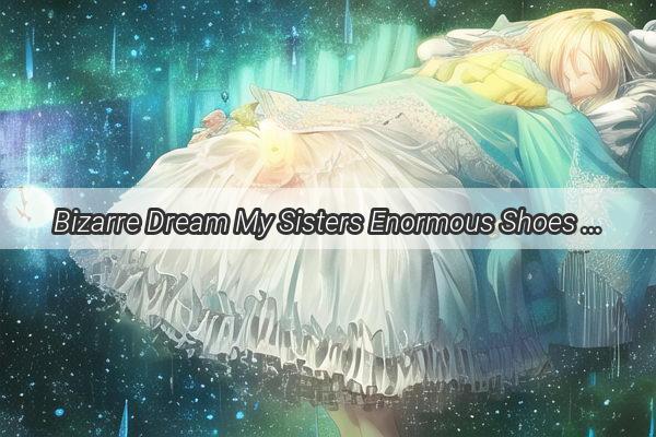 Bizarre Dream My Sisters Enormous Shoes Unveil a Hidden Message